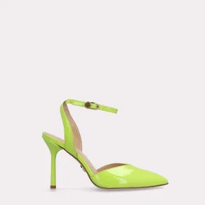 ABA 13 POISON GREEN LEATHER PUMPS