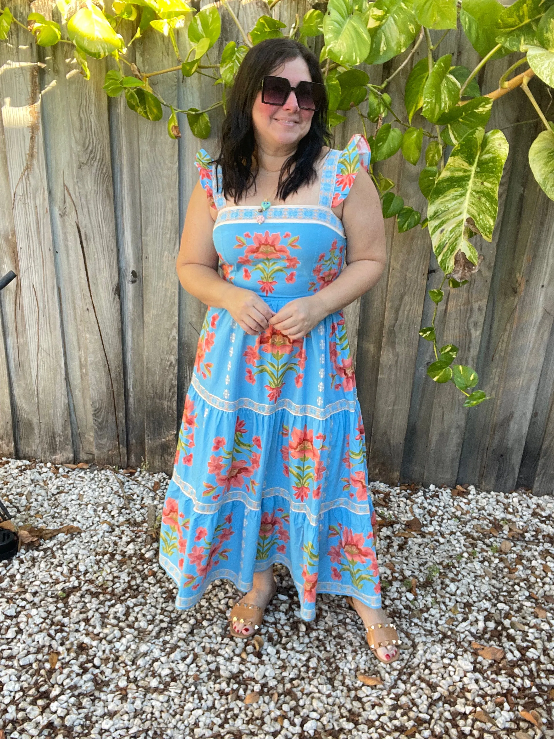 Blooming Serenity Midi Dress