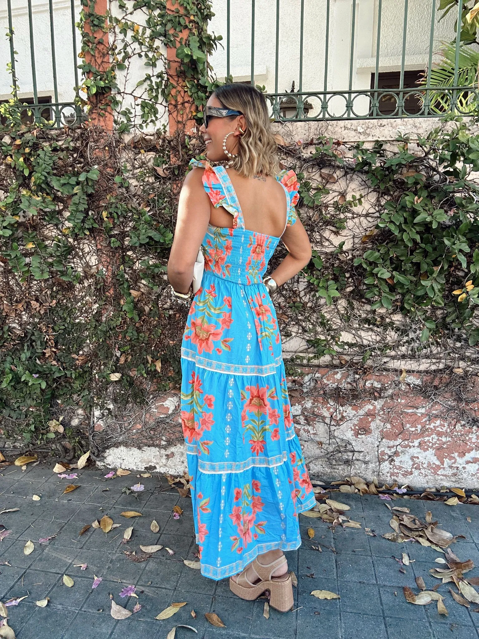 Blooming Serenity Midi Dress