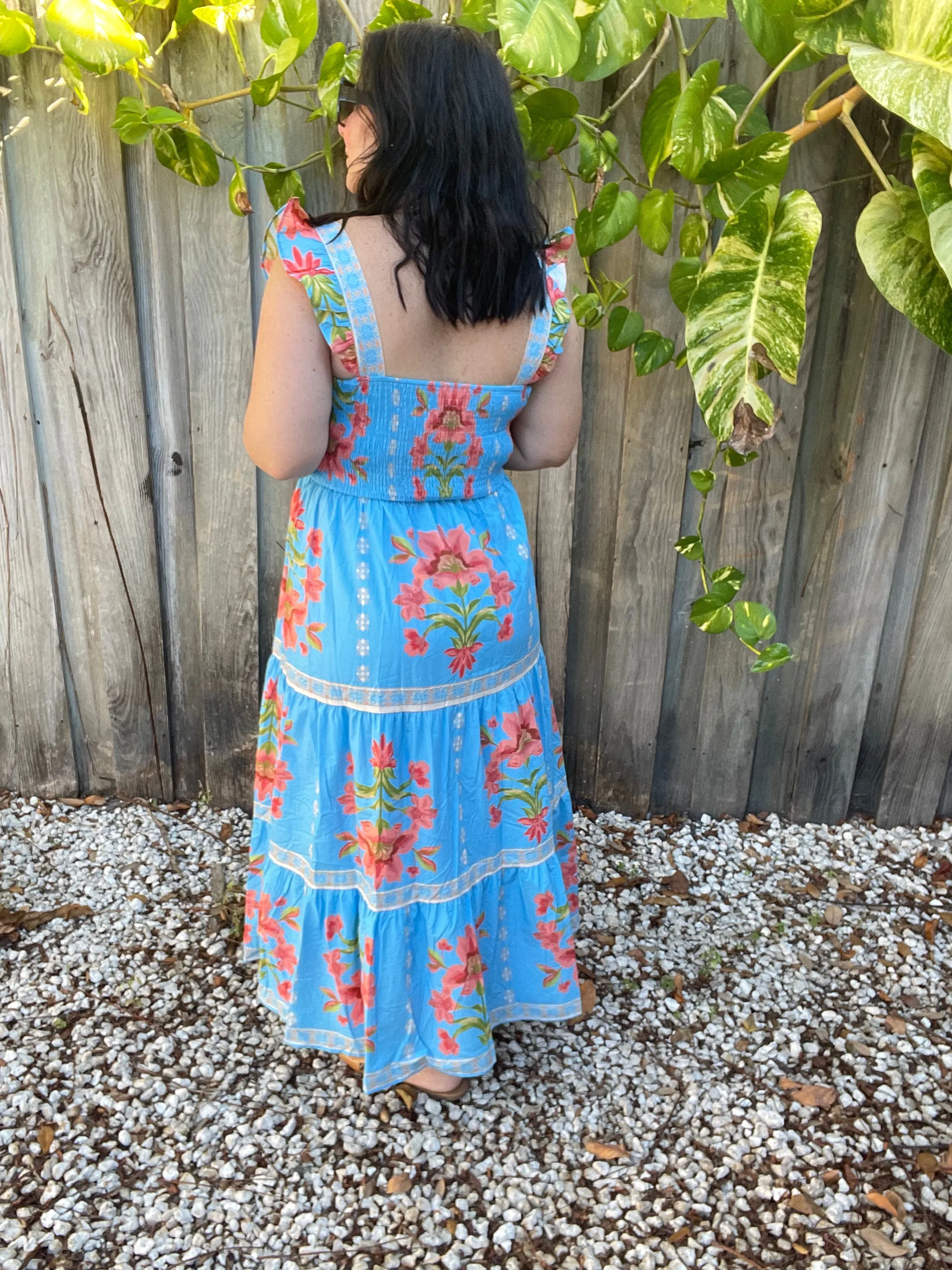 Blooming Serenity Midi Dress
