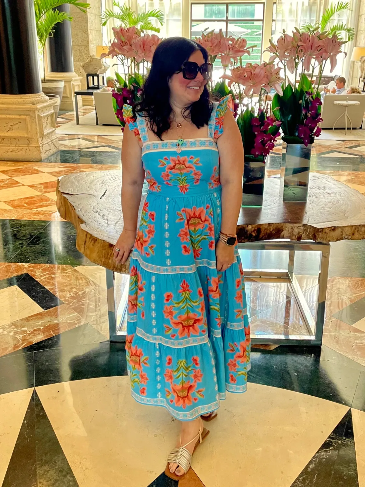 Blooming Serenity Midi Dress