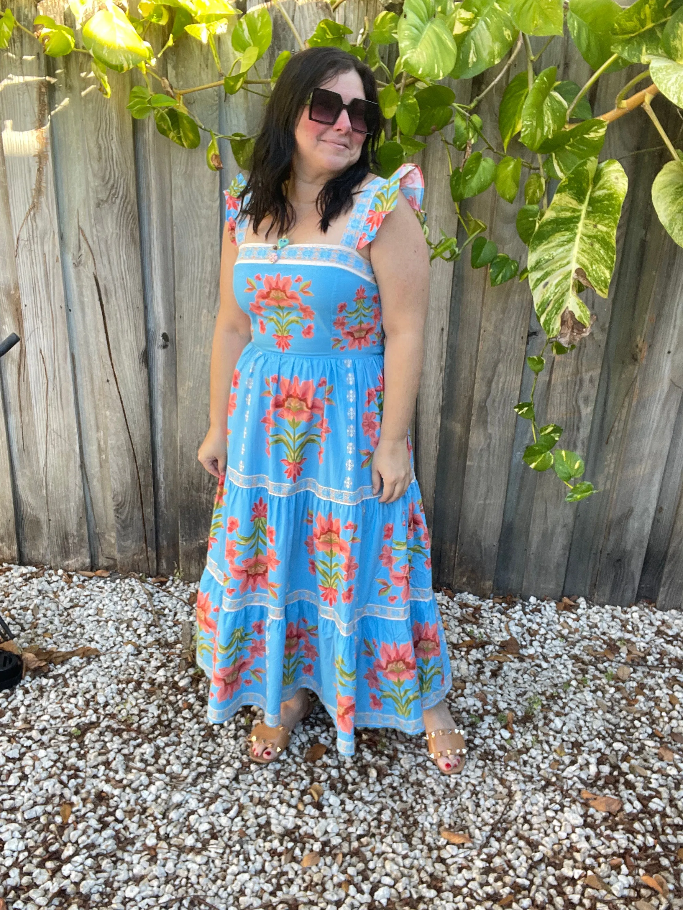 Blooming Serenity Midi Dress