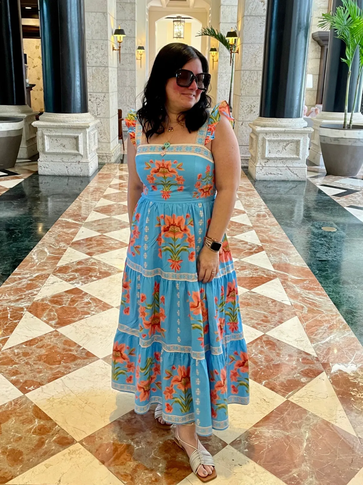 Blooming Serenity Midi Dress
