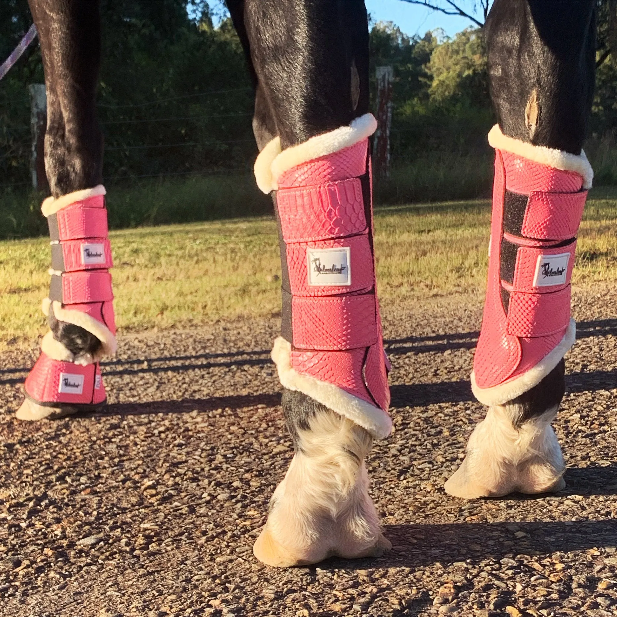 Blossom Horse Tendon Boots - Silverleaf Limited Edition