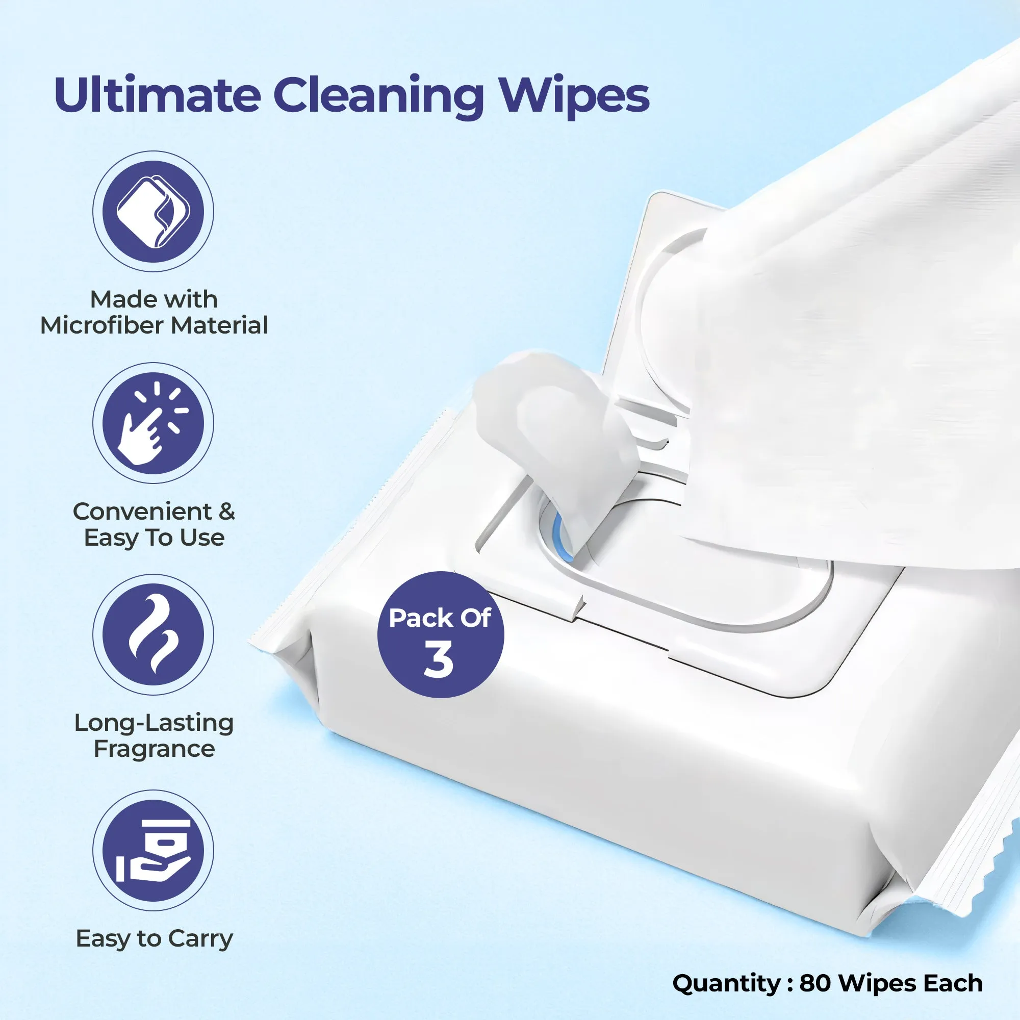 Cleno Shoe Cleaner Wet Wipes (pack of 80) Shoe wipes for all shoes (80 count (Pack of 3), 240)