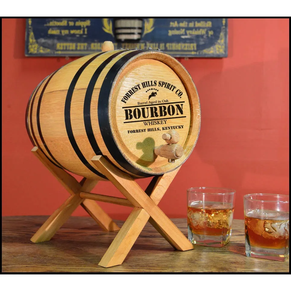 Derby Bourbon Personalized Oak Barrel