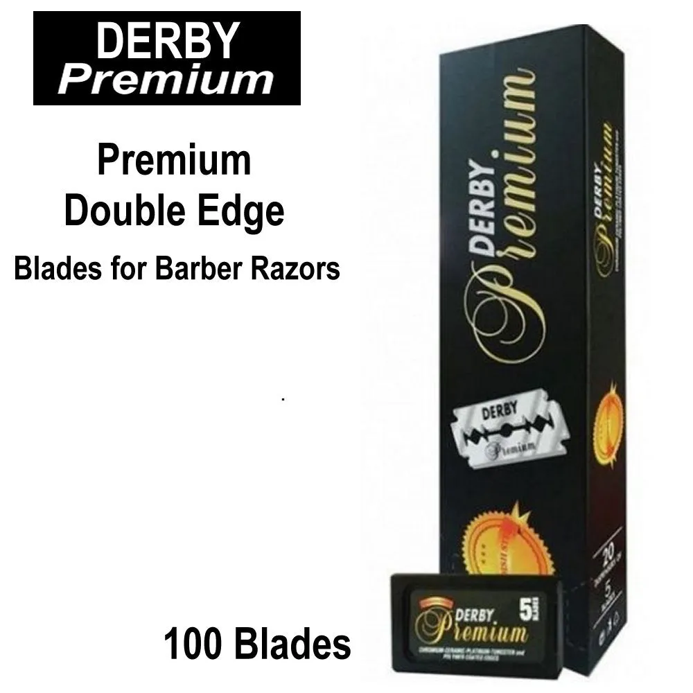 Derby Premium Double Edge Blades (100 Blades)