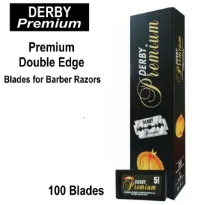 Derby Premium Double Edge Blades (100 Blades)