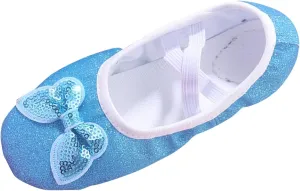 Girls Ballet Slippers Flats Soft Soles Dance Shoes Glitter Sequins Ballerina Flats Princess Yoga Dancing Shoes