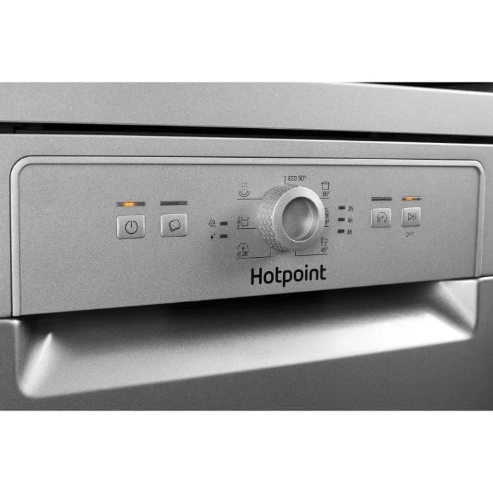 Hotpoint HSFE1B19S Aquarius Slimline 10 Place Freestanding Dishwasher - Silver