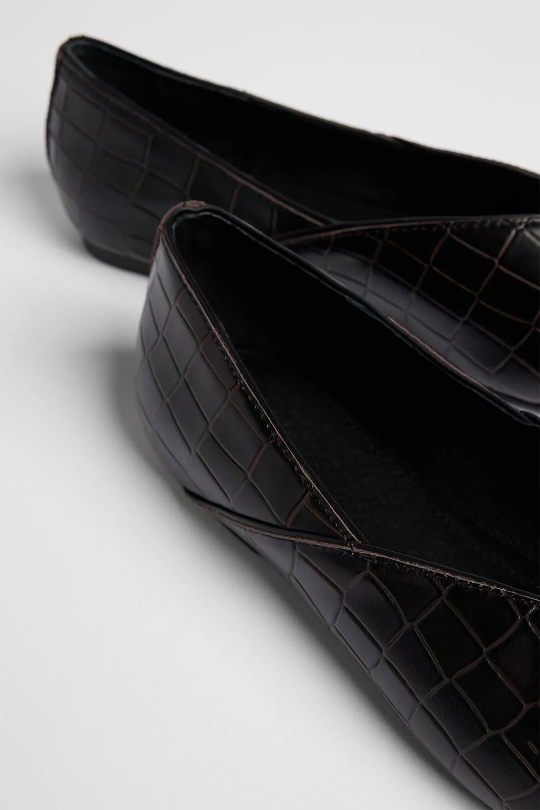 Ilaria Ballet Flat Espresso