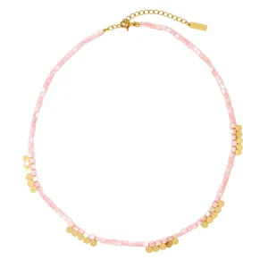 Lucky Pennies Necklace~ Pink Salty Babes by Salty Cali