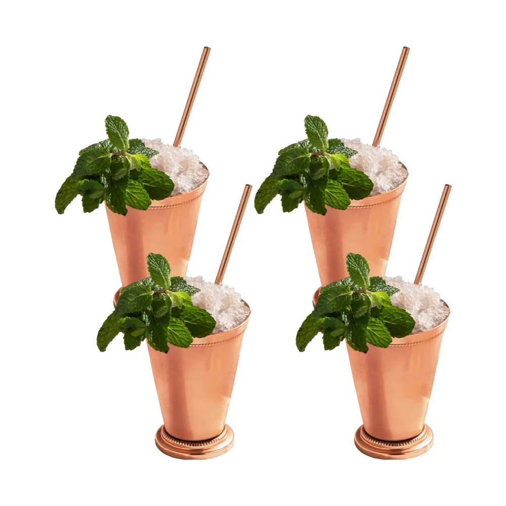 Mint Julep Cups - 8 Piece Set - Copper