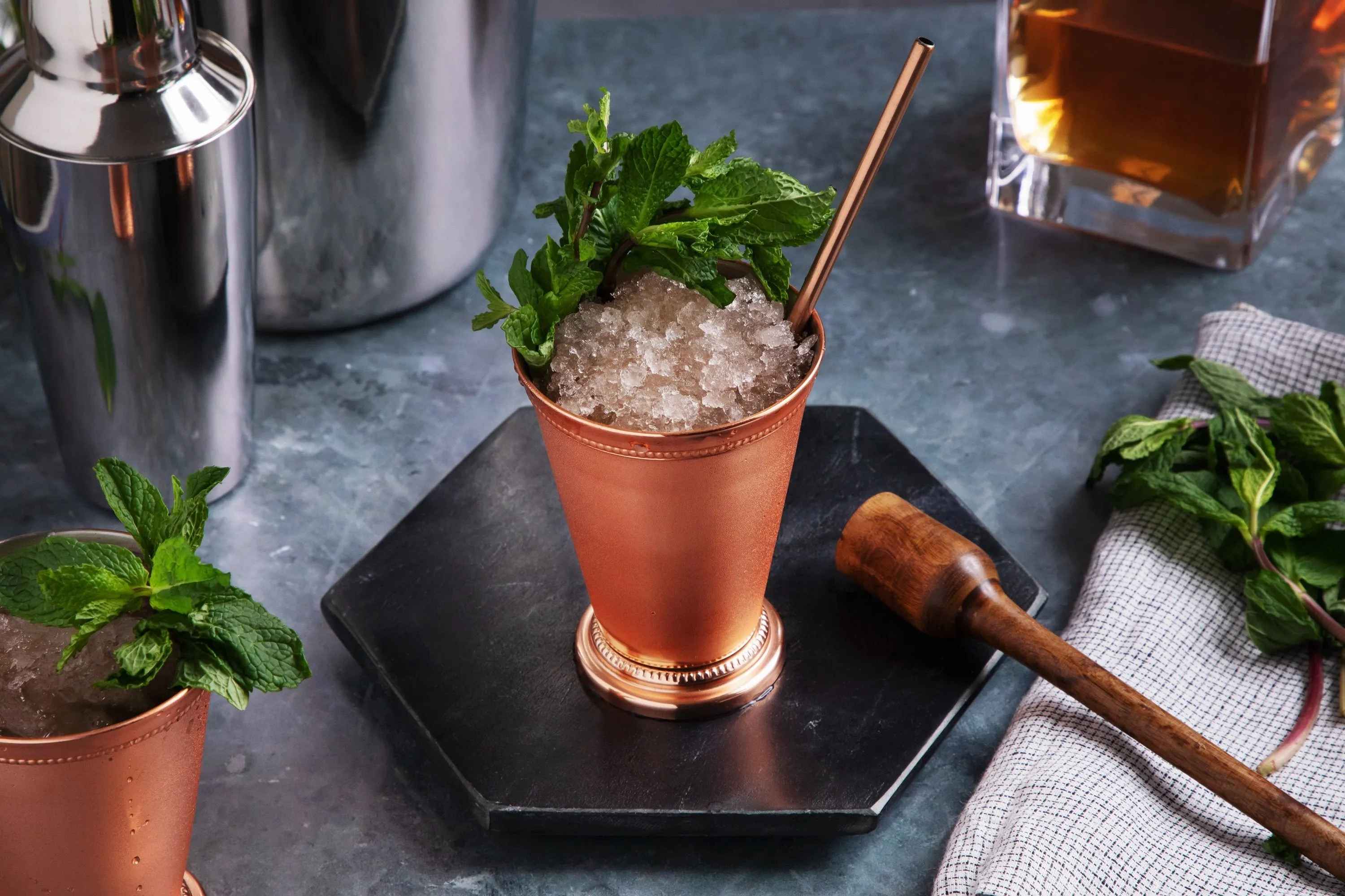 Mint Julep Cups - 8 Piece Set - Copper