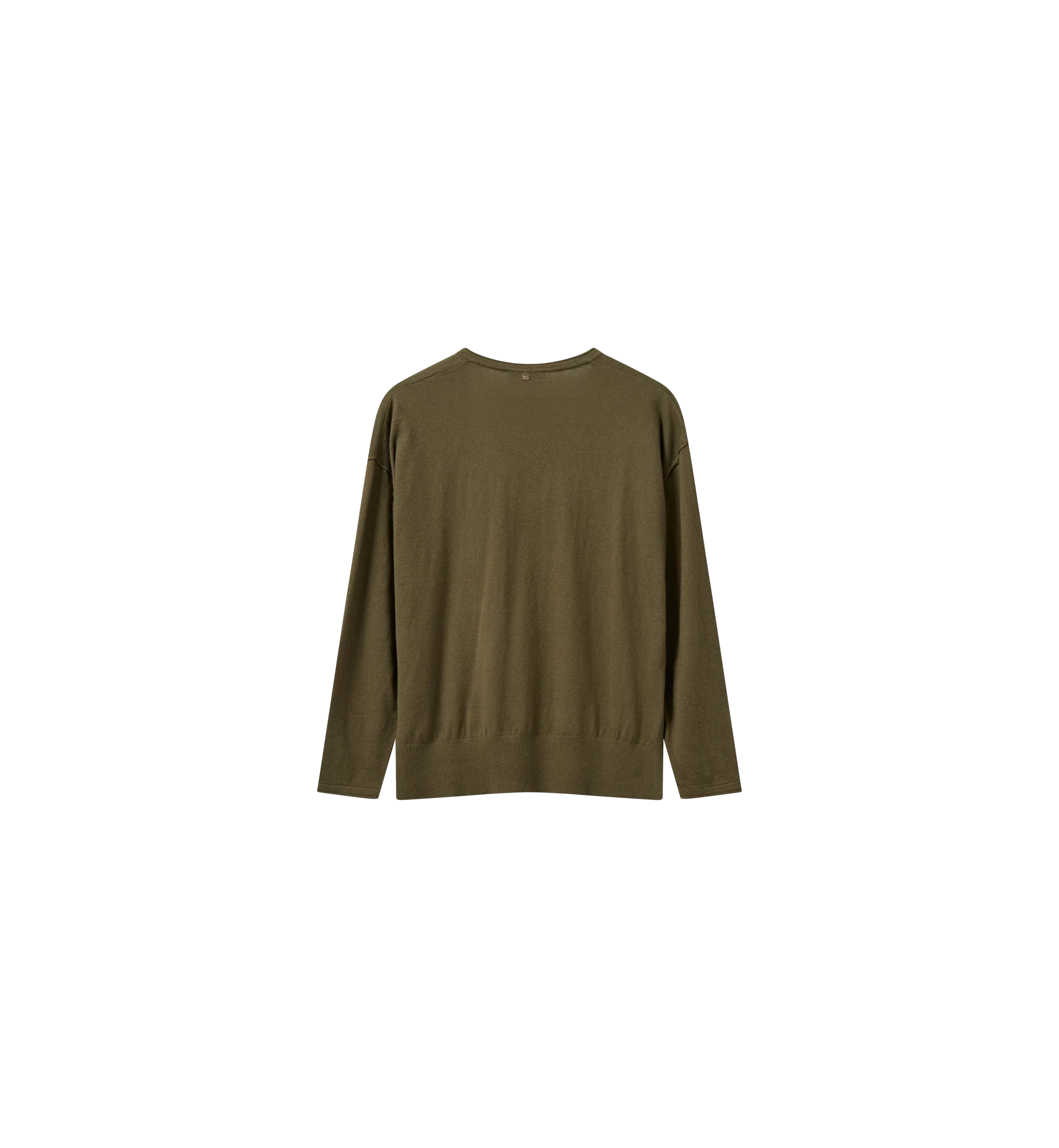Mos Mosh Mmtani V Neck Knit Burnt Olive