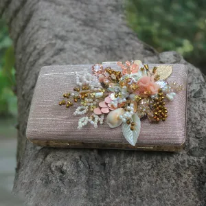 Peach | Hand Crafted Fancy Clutch