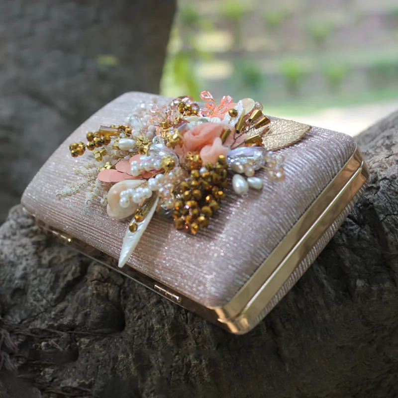 Peach | Hand Crafted Fancy Clutch