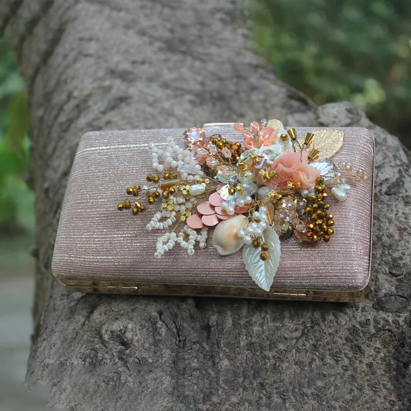 Peach | Hand Crafted Fancy Clutch