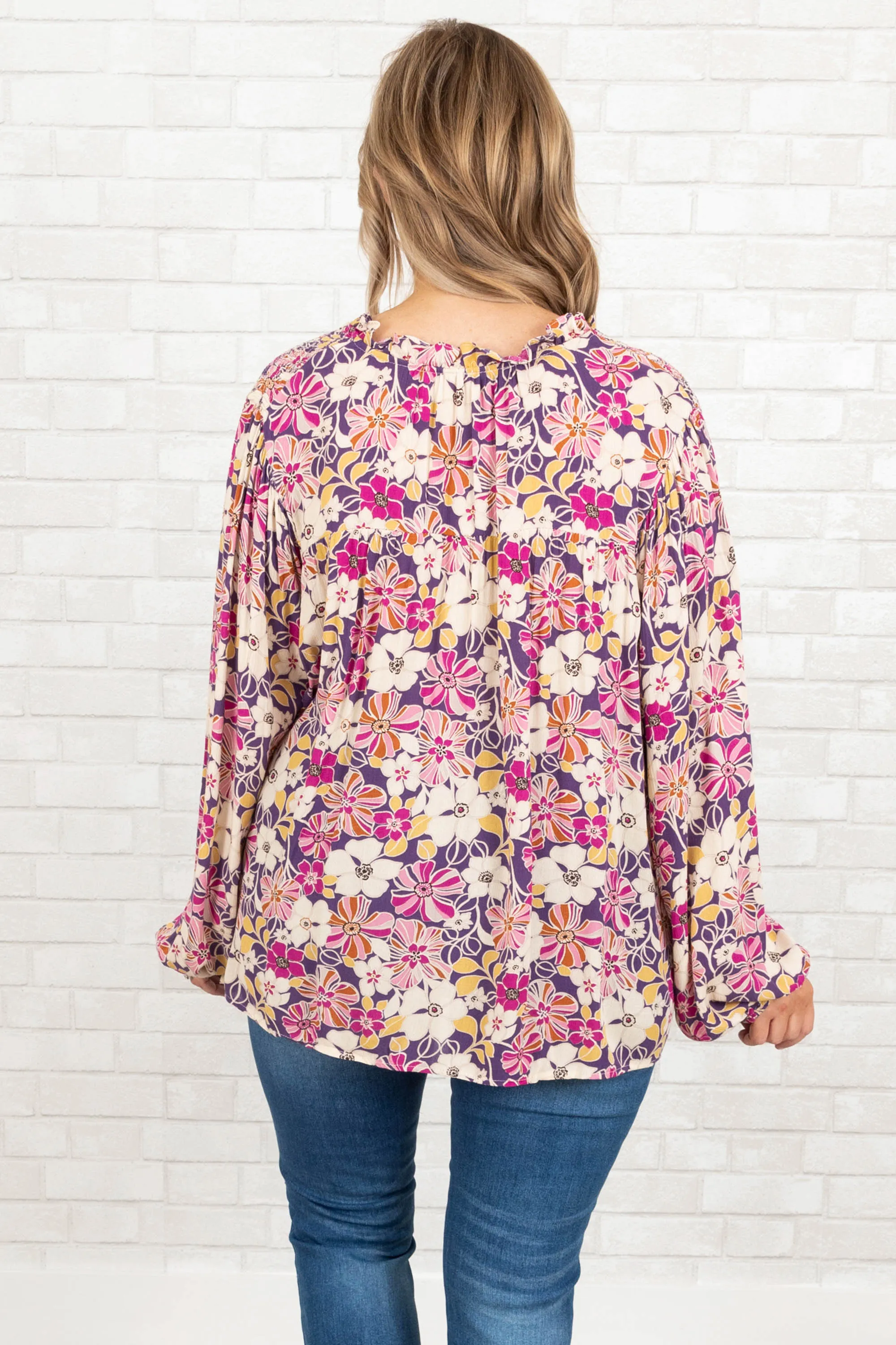Sweet And Serene Top, Violet