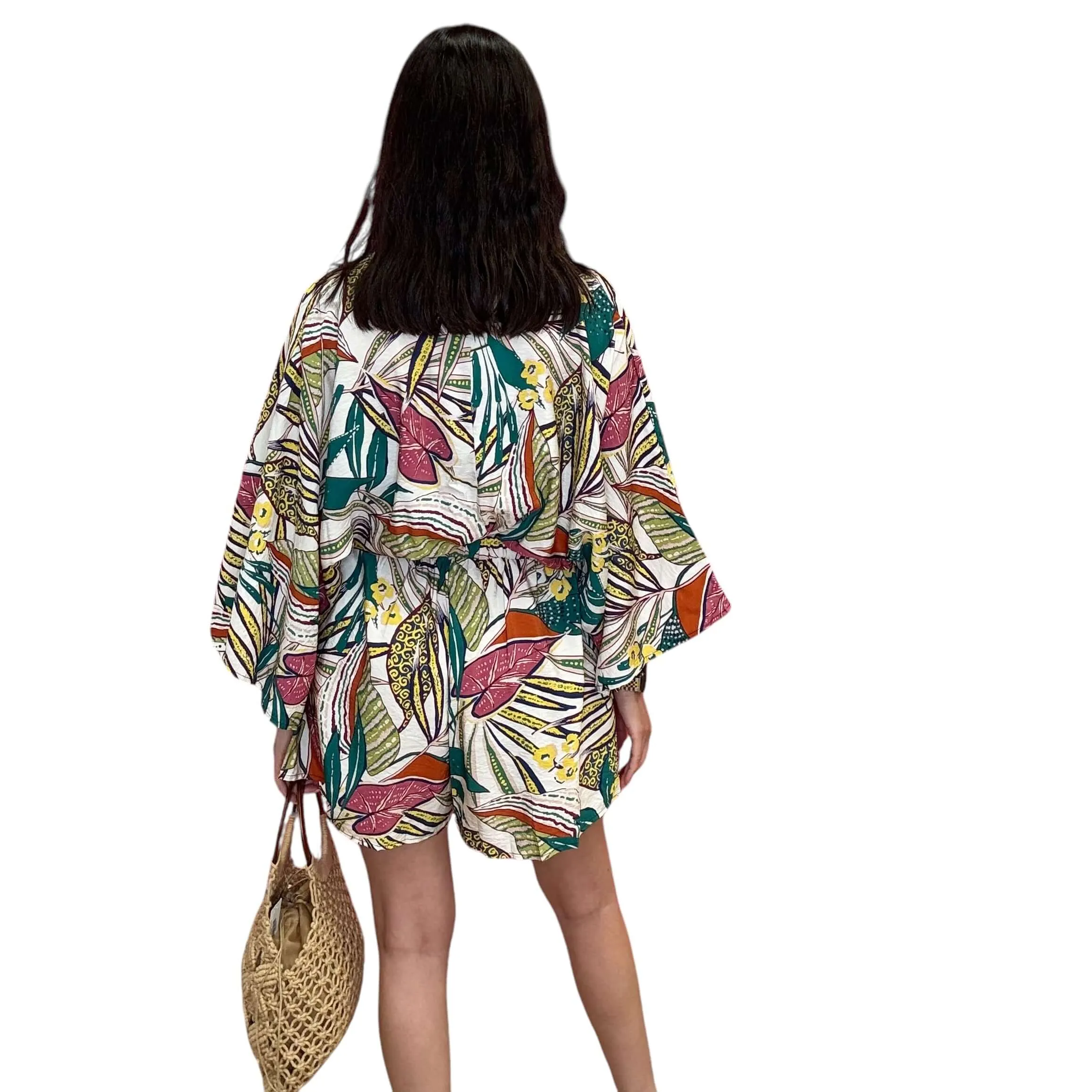 Tropical Print Romper