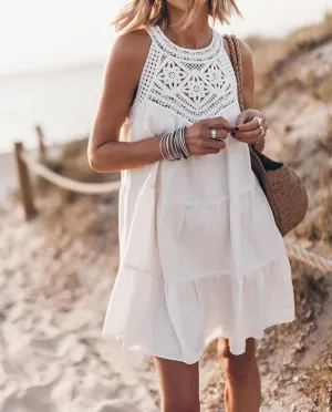 Yana™ - Summer Dress with Crochet Details